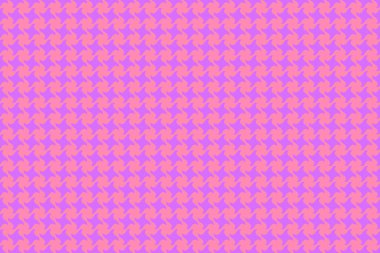 Canlı pembe ve mor houndstooth deseni. Tekstil tasarımı, moda, web sitesi geçmişi ya da eğlenceli markalar için mükemmel..