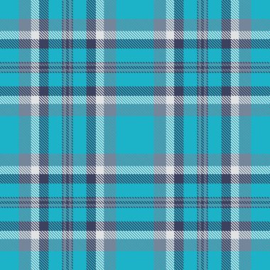 Klasik tartan deseninde gri ve beyaz aksanlı deniz mavisi renkleri var. Bu pürüzsüz doku geleneği, konforu ve konforu çağrıştırıyor. Moda, geçmiş ve tekstil tasarımları için ideal..
