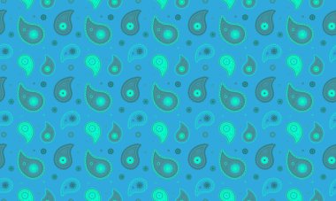 Çağdaş bitkilerin detaylı dairesi. Arap boyasıyla çizim yapmak. Modern Farsça, miras vektörü. Tekstil eğrisinde kıvrıl.