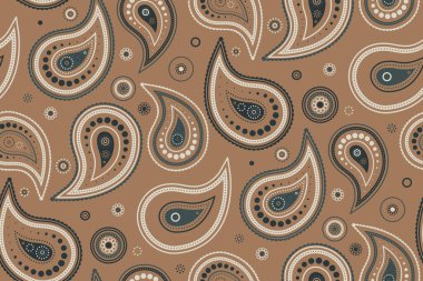 Kıyafet sanatının Damask boho 'su. Ethereal kart ve grafik bohem. Tarz çizgili, mevsimlik deco. Boteh dekorasyonu olarak fikir artışı.