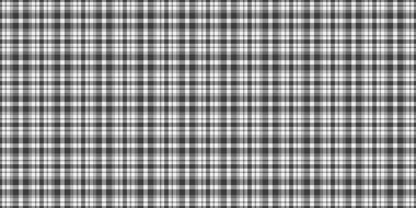 Klasik siyah-beyaz ekose desenli. Tekstil, kumaş ya da kağıt arkaplan için geleneksel tasarım. Moda, el sanatları veya dijital kullanım için çok yönlü.