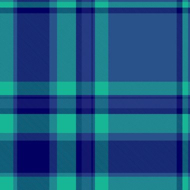 Serin mavi ve yeşil renkli klasik ekose desenli. Geçmişler, giyim ve grafik tasarım projeleri için ideal zamansız bir tekstil tasarımı. Çok yönlü ve şık..