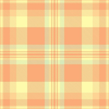 Ilık ekose desenli. Klasik, şeftalili, sarı, açık yeşil, kusursuz bir tekstil tasarımı. Geçmişler, kumaşlar ya da moda projeleri için mükemmel..