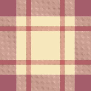 Sessiz gül ve krem tonlarında klasik tartan deseni. Özgeçmiş, tekstil ve giyim projeleri için çok yönlü tasarım ideal. Geleneği, sıcaklığı ve zarafeti çağrıştırıyor..