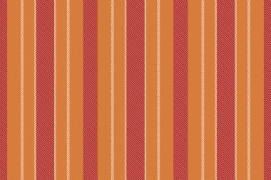 Kırmızı, turuncu ve beyaz paralel çizgiler içeren sıcak ve canlı bir desen. Kumaş tasarımı, arkaplan ya da klasik dokunun bir dokunuşu için ideal.
