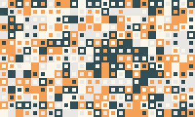 Soyut geometrik arkaplan, canlı, çok renkli pikselli desen. Web sitesi afişleri, sunumlar veya modern tasarım projeleri için ideal.