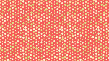 Soyut yuvarlak şekilli kusursuz lekeli desen. Tekstil kumaşları, duvar kağıtları veya yaratıcı geometrik tarzı olan poster arkaplanları için idealdir..