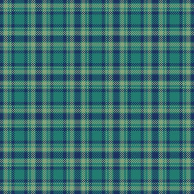 Güzel yeşiller ve maviler içinde klasik tartan deseni. Özgeçmiş, tekstil, giysi ve tasarım elementleri için kusursuz ekose bir doku. Zamansız ve çok yönlü.