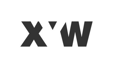 XYW logo tasarımı. İlk harf X Y W kalın yazı tipi teknoloji girişimleri, danışmanlık, kurumsal markalaşma. Yaratıcı şirket adı, manşet başlıkları tipografi kimliği, moda logoti tipi. Vektör illüstrasyonu.