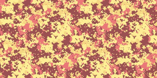 Sıcak ve dünyevi tonlarda soyut dijital kamuflaj deseni. Moda, tekstil tasarımı ya da arkaplan resmi olarak mükemmel.