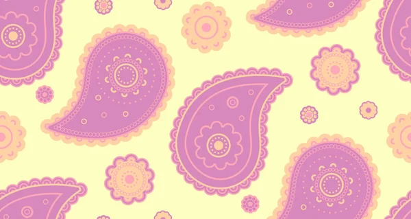 Paisley zengin bir şekilde zahmetsizce tekrarlıyor. Renkli resim dekoratif ve sanat davetiyesi. Detaylı yaprak kıvrımlı kumaş. Moda fayanslı etnik kabile.