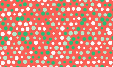 Geometrik daireli soyut polka nokta deseni, kusursuz tekstil baskıları, duvar kâğıdı veya modern poster arkaplanları için mükemmel. Moda ve yaratıcı bir vektör tasarımı.