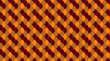 Soyut sonbahar deseni. Ilımlı, üst üste binen yarı daireler web sitesi arka planları, tekstil tasarımları veya Fallthemed projeleri için ideal bir görsel temas dokusu oluşturur.