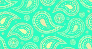 Farsça çiçek desenli karalama giysileri. Kıvırcık elle çizilmiş modern bir resim. Şık renkli görüntü, karmaşık mahsuller. Tekrar eden boya, tuval halı..