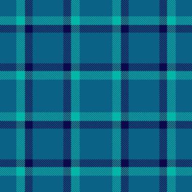 Mavi ve deniz mavisi tonlarında kusursuz tartan deseni. Geçmişi, tekstili ya da grafik tasarımı için mükemmel. Modern renk paletiyle klasik estetik..