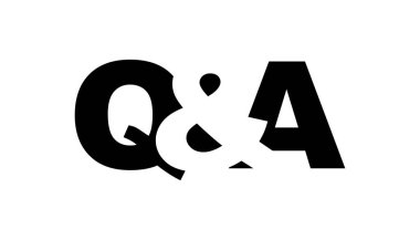 Kalite güvence logosu cesur bir şekilde tasarlandı. Siyah beyaz kimlik sembolü. Modern tipografi simgesi. Şirket marka ikonu. En küçük iş şablonu.