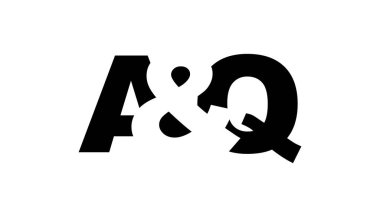 El Kaide logosu tasarımı cesur bir şekilde. Siyah beyaz kimlik sembolü. Modern tipografi simgesi. Şirket marka ikonu. En küçük iş şablonu.