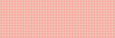 Zarif pastel pembe houndstooth deseni. Moda, tekstil ya da web sitesi geçmişi için mükemmel. İnce doku karmaşıklık ve görsel ilgi ekler..