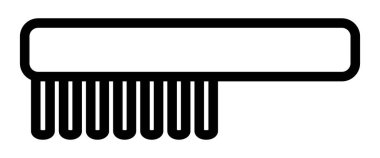 Temiz ve basit diş fırçası çizgisi sanat simgesi, diş hijyeni ve günlük sağlık alışkanlıklarını desteklemek için mükemmel. Tıbbi uygulamalar, sağlık blogları ve kişisel bakım çizimleri için ideal..