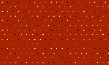 Canlı bir sonbahar polka deseni. Fallthemed tasarımlar, web siteleri veya paketleme için mükemmel.