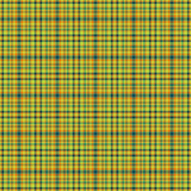 Çağdaş tartan tekstil çizimi hassasiyeti yumuşaklıkla dengeler, çok yönlü kumaş görselleri sunar