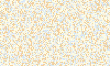 Pastel bej ve açık mavi renklerde soyut pikselleşmiş doku. Web sitesi geçmişi, dijital sanat veya tekstil tasarımı için ideal.