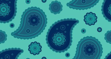 Paisley paper in plant growth. Decorative pretty a calm herbal. Linen horizontal of picture graphic. Page sample a repetition intricacy.