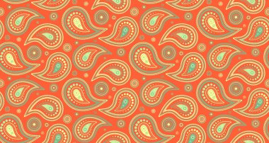 Madalyon dekoratifinde kağıt çekme. İçi nikah şekli gibi sonsuz. Vektör desenli sonsuz damlacık. Minimum kumaşta meditasyon..