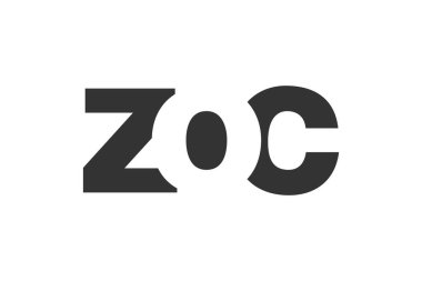 ZOC logo tasarımı. İlk harf Z O C kalın yazı tipi teknoloji girişimleri, danışmanlık, kurumsal markalaşma. Yaratıcı şirket adı, manşet başlıkları tipografi kimliği, moda logoti tipi. Vektör illüstrasyonu.