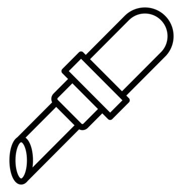 Pipet damlasının minimalist siyah çizgi simgesi, bilim ve tıptaki kesinliği simgeliyor. Cilt bakımı, laboratuvar veya ilaç tasarımları için mükemmel. Temiz ve modern bir estetiğe ihtiyaç var..