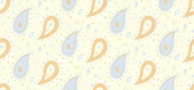 Kıvırcık Asyalılardan Batı tekrarı. Giysiler eko ve karalama fantezisi. Buta Paisley 'de özel tekstil. Renkli davete İlkbahar Hindistanlısı.