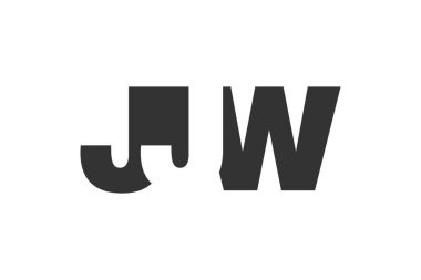 JJW logo design. Initial letter J J W bold font style for tech startups, consulting, corporate branding. Creative company name, headlines typography identity, trendy logotype. Vector illustration.