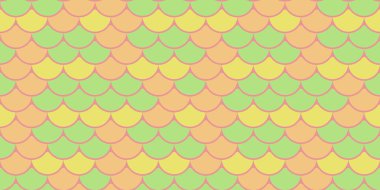 Pastel renkli balık pulu deseni. Geçmişi, tekstili ya da eğlenceli tasarımları için mükemmel. Yazı, huzuru ve kaprisleri çağrıştırıyor. Web siteleri, sosyal medya ve markalaşma projeleri için ideal.