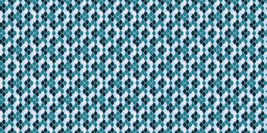 Kusursuz deniz mavisi ve beyaz geometrik desen. Tekstil baskıları, web sitesi arkaplanları veya dekoratif projeler için zarif, tekrarlayan tasarım ideali.