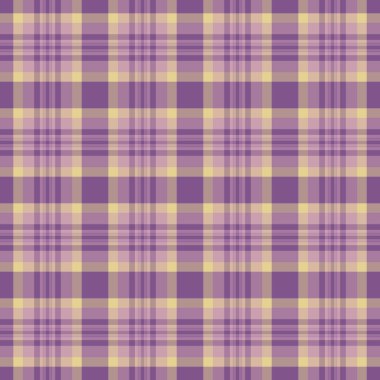 Grafik tartan tekstil sanatı kusursuz geometri sunar. Görüntü için cesur ama kontrollü yüzeyler oluşturur.