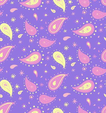 Düğün otuyla güzel bir etnik köken. Pastel dikişsiz bir Kızılderili çizimi. Lüks yaprağın süslü ipeği. Damlacık sükuneti üzerine Paisley ekosu.