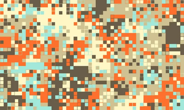 Sessiz toprak tonlarında soyut pikselleştirilmiş mozaik. Web sitesi geçmişi, tekstil tasarımları ya da modern sanat projeleri için mükemmel. Görüntü, eski tarz ve dijital kamuflaj duygularını çağrıştırıyor..