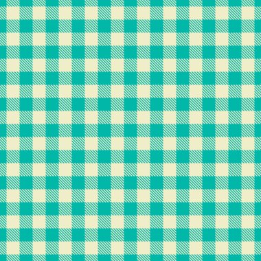 Klasik tartan kumaş vektörü. Giyim markası, dijital arkaplan ve iç tasarım yüzeyleri için zamansız bir stile sahip kusursuz bir tekrarı var..