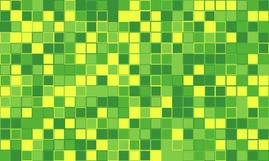 Canlı yeşil ve sarı karelerin soyut mozaiği. Özgeçmiş, web sitesi tasarımı ya da sunumlar için mükemmel. Büyümeyi, enerjiyi ya da teknolojiyi temsil eder. Görsel olarak çekici, modern bir tasarım..