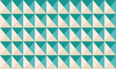 Soyut geometrik deniz mavisi ve bej üçgen desen. Modern tasarım projeleri, web sitesi geçmişi veya tekstil baskıları için mükemmel.