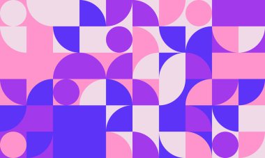 Kusursuz şekiller ve mozaik dokular içeren soyut geometrik tasarım. Geçmişleri, posterleri ve modern yetenekleri olan moda tekstil baskıları için ideal..