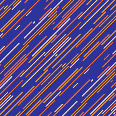 Derin mavi arkaplanda dinamik çapraz çizgiler, canlı ve enerjik bir desen oluşturur..