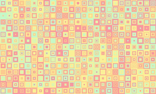 Soyut pastel kare desen. İnternet sitesi geçmişi, dijital sanat, tekstil baskıları ve sosyal medya için mükemmel. Sükunet, neşe ve neşe hissi uyandırır..
