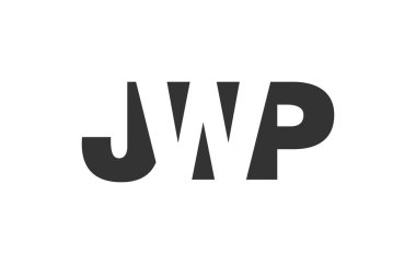 JWP logo tasarımı. İlk harf J W P kalın yazı tipi teknoloji girişimleri, danışmanlık, kurumsal markalaşma. Yaratıcı şirket adı, manşet başlıkları tipografi kimliği, moda logoti tipi. Vektör illüstrasyonu.
