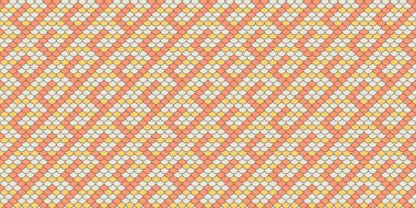 Sıcak şeftali ve krema tonlarında soyut geometrik, pürüzsüz desen. Tekstil tasarımı, duvar kağıdı ya da web sitesi geçmişi için mükemmel.