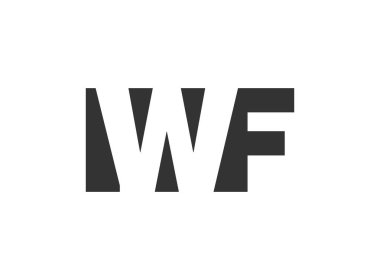 IWF logo tasarımı. İlk harf I W F kalın font tarzı teknolojik girişimler, danışmanlık, kurumsal markalaşma. Yaratıcı şirket adı, manşet başlıkları tipografi kimliği, moda logoti tipi. Vektör illüstrasyonu.