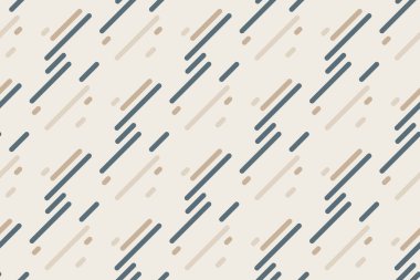 Zarif soyut geometrik desen. Bej, taupe ve donanmadan oluşan nötr renk paleti, web sitesi geçmişi, tekstil baskıları veya ambalajlama için ideal sofistike, minimalist bir tasarım yaratır..