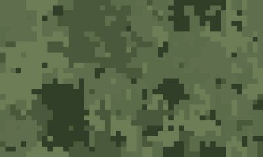 Sessiz yeşilliklerle soyut pikselleştirilmiş kamuflaj deseni. Geçmişler, dokular veya askeri temalı tasarımlar için mükemmel. Modern, dijital estetik gizlenme ve strateji duyguları uyandırıyor.