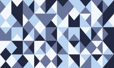 Soyut geometrik arkaplan. Serin tonlu üçgenler, web sitesi afişleri, sunumlar veya tekstil tasarımları için mükemmel dinamik ve modern bir model oluşturur..