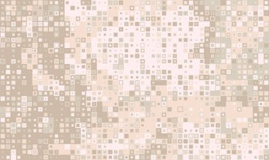 Soyut bej pikselli desen. İnternet sitesi geçmişi, sunumları ya da modern tasarım projeleri için ince doku ideal. Sakin ve sofistike duygular uyandırır..